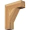 Ekena Millwork Traditional Block Rough Sawn Bracket, Western Red Cedar, 6"W x 20"D x 24"H BKT06X20X24TRA05RWR - alternate 1